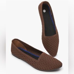 BABUDOG brown Pointed-Toe ballet flat Shoes